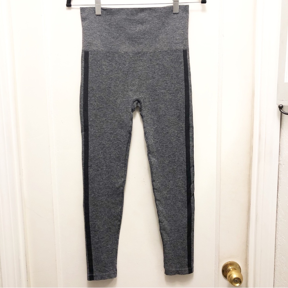 Assets By Spanx Marled Stripe Seamless Leggings Size XL